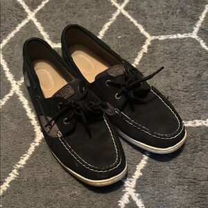 Sperry Women's Black Boat Shoes